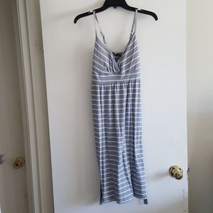 Grey and white sun dress